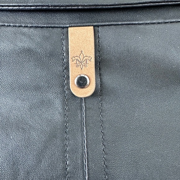 Mackage Black Leather Jacket - Picture 3 of 4